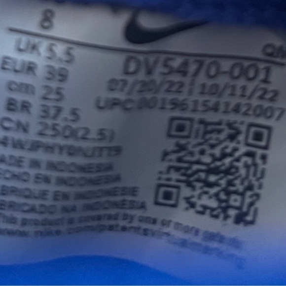 Men’s 8 / Women’s 9.5 – Nike SB Zoom Pogo Plus DV5470-001 Black/Blue Gum - Picture 5 of 5